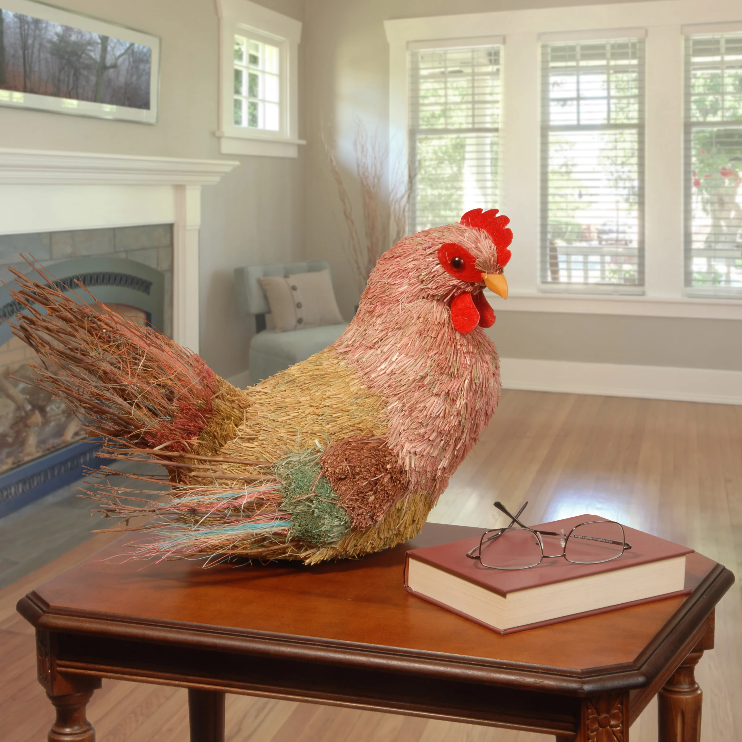 13 in. Spring Chicken Table Decoration - Image 2