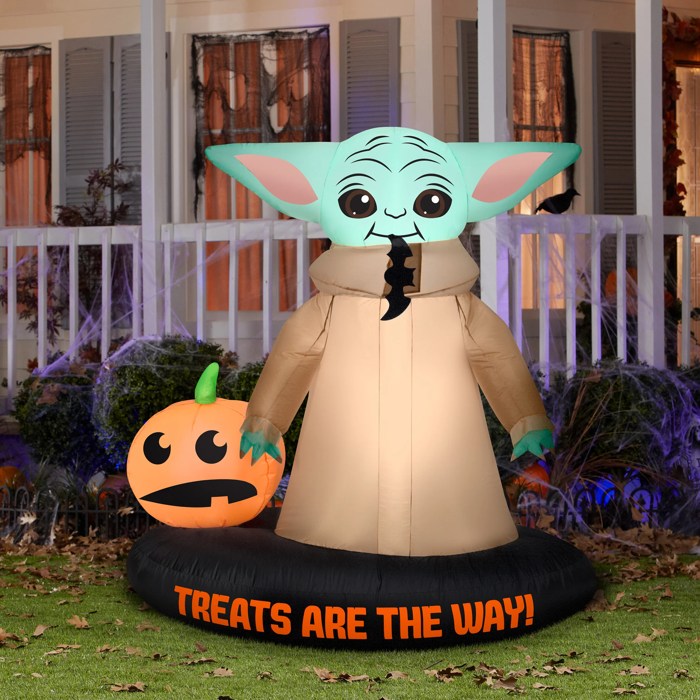 78 in. Halloween Mandalorian Inflatable Decoration, Plug-In - Image 2