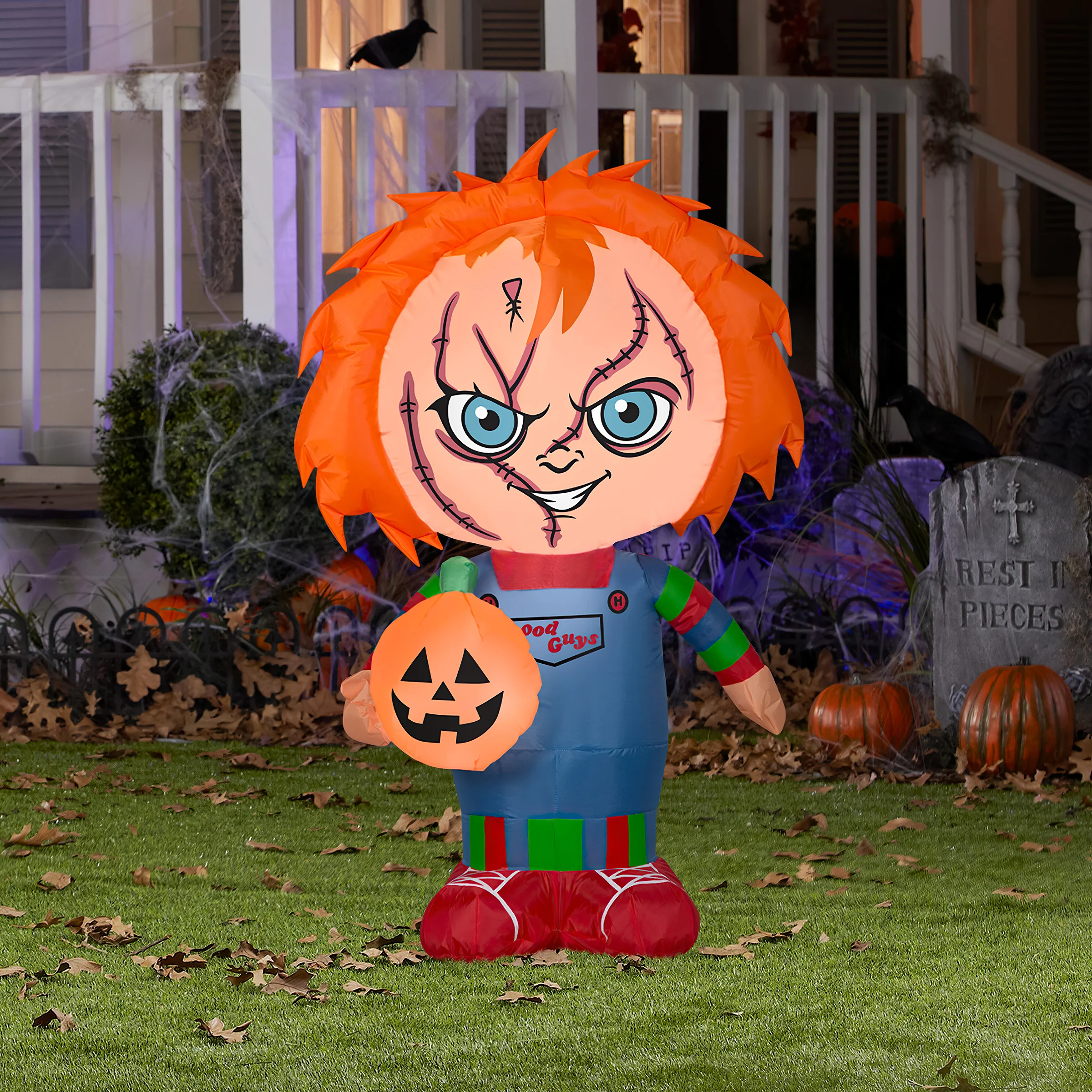 42 in. Halloween Chucky Inflatable Decoration - Image 2