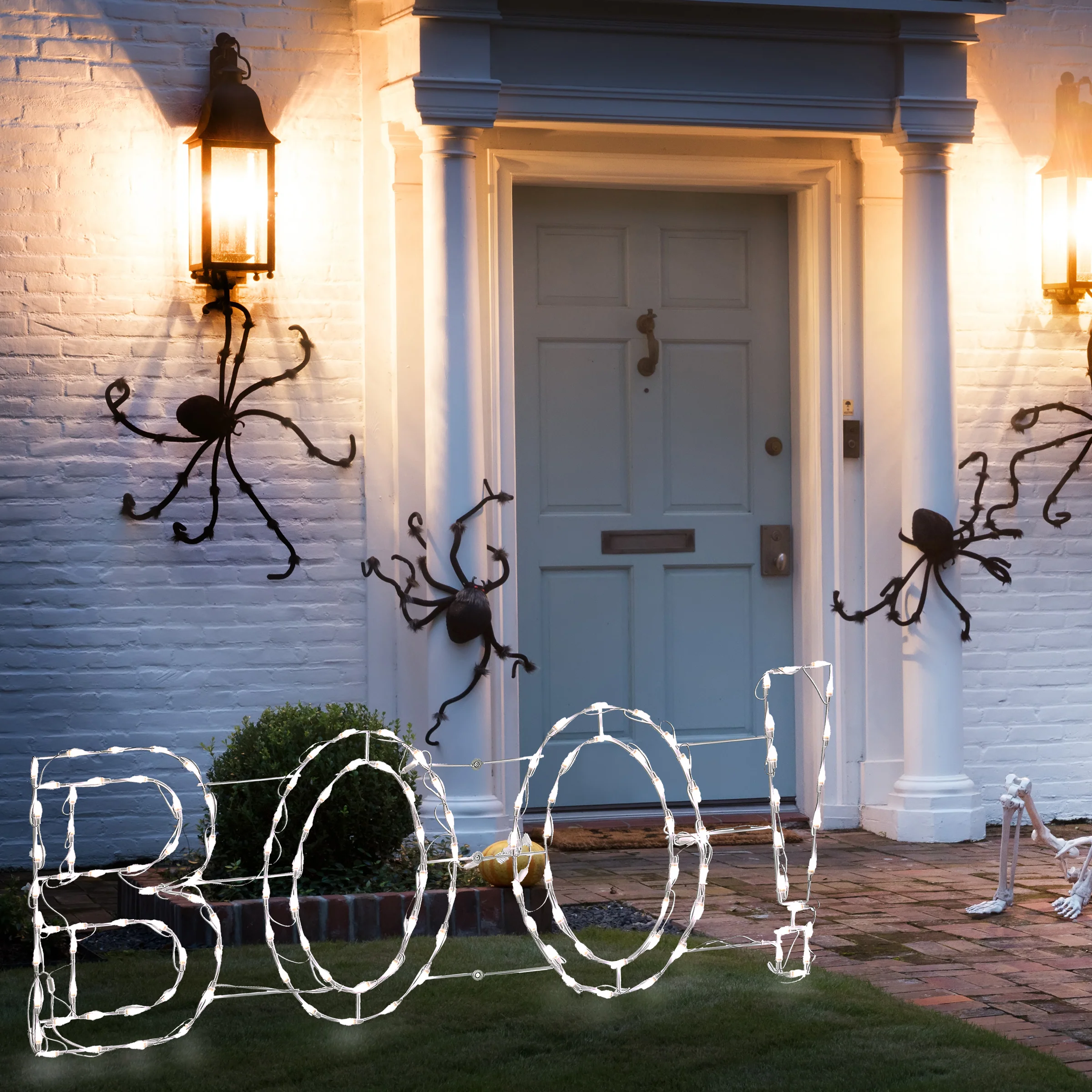 5 ft. Halloween BOO Sign Lighted Sign Decoration with LED Lights, Plug-In - Image 2