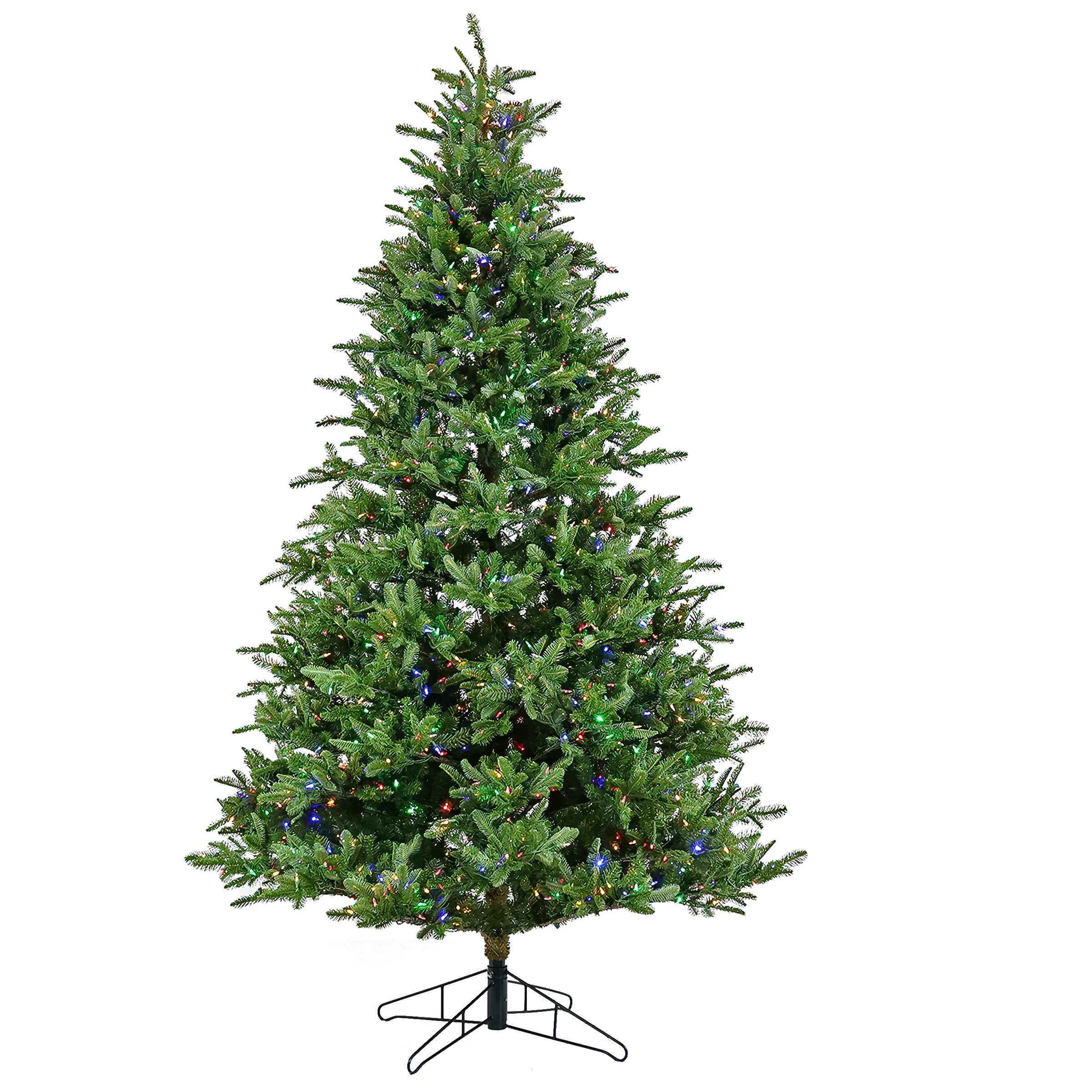10 ft. Pre-Lit Norway Spruce Hinged Tree with Warm White LED Lights - Image 5