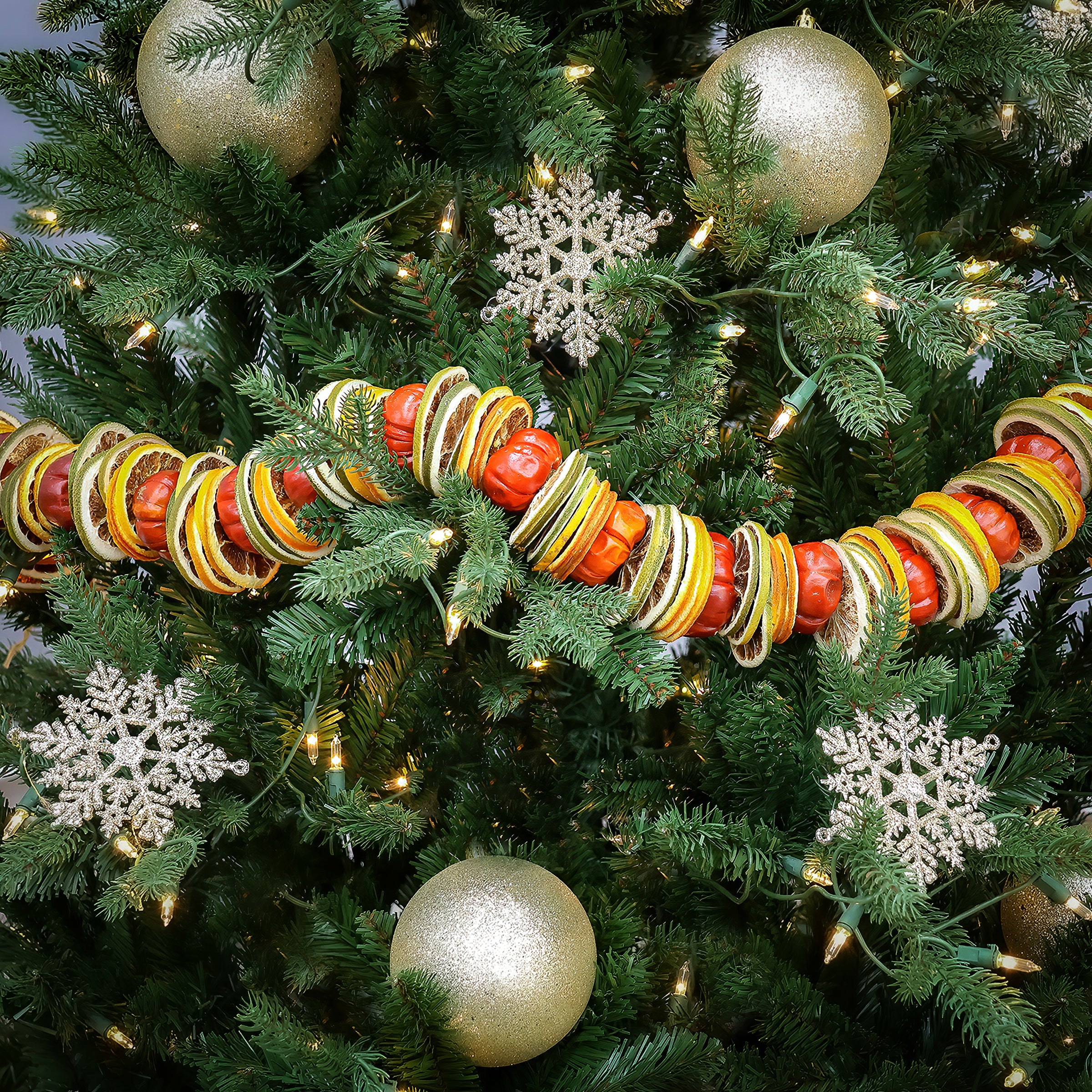 4 ft. Dried Citrus and Tomato Spring Garland - Image 2