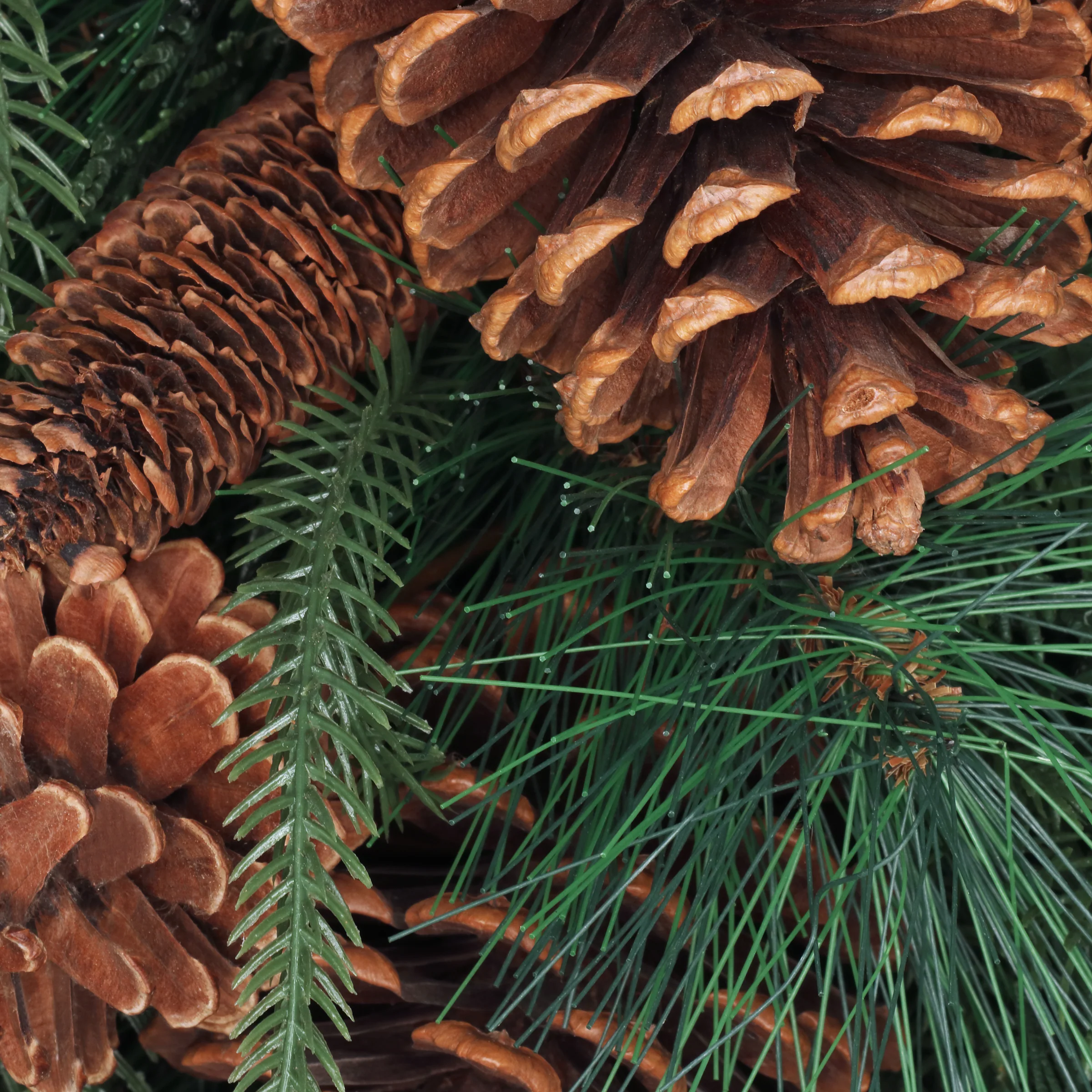 32 in. Mixed Pine Christmas Teardrop - Image 3