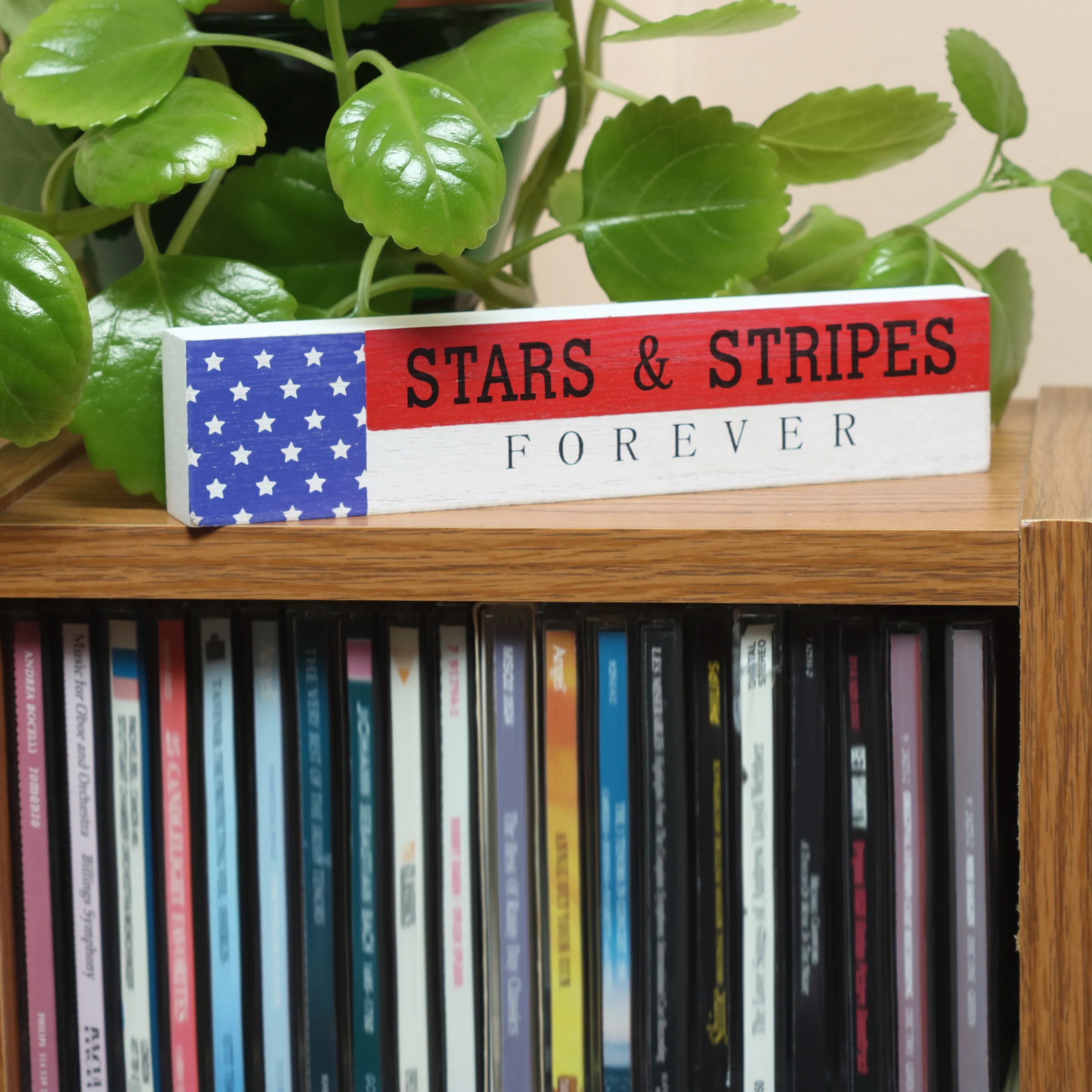 19 in. Patriotic Stars & Stripes Forever Table Decoration - Image 2