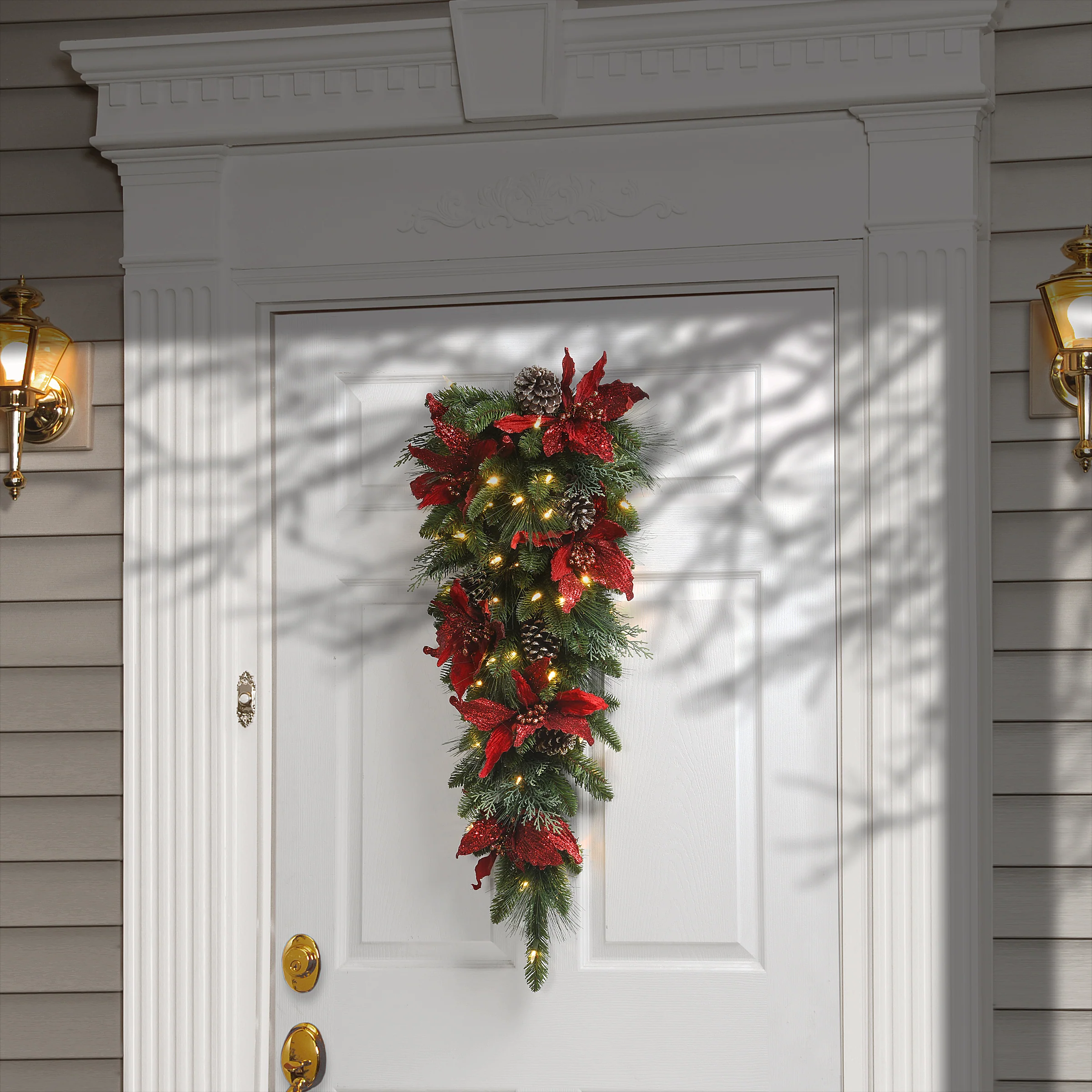 36 in. Pre-Lit Decorative Collection Teardrop with LED Lights - Image 2