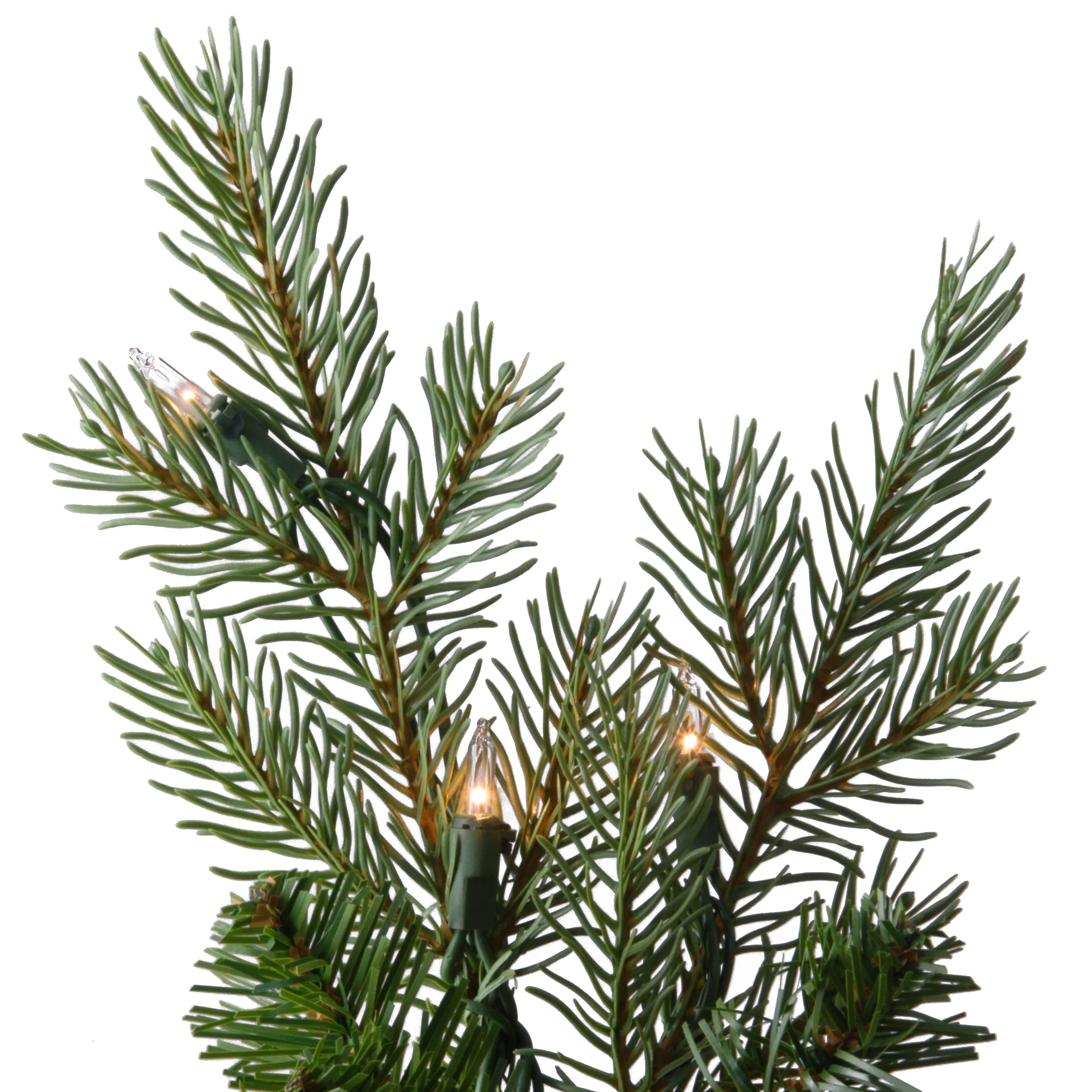 7.5ft. Pre-Lit Nordic Spruce Tree with Clear Lights, Plug-In - Image 4