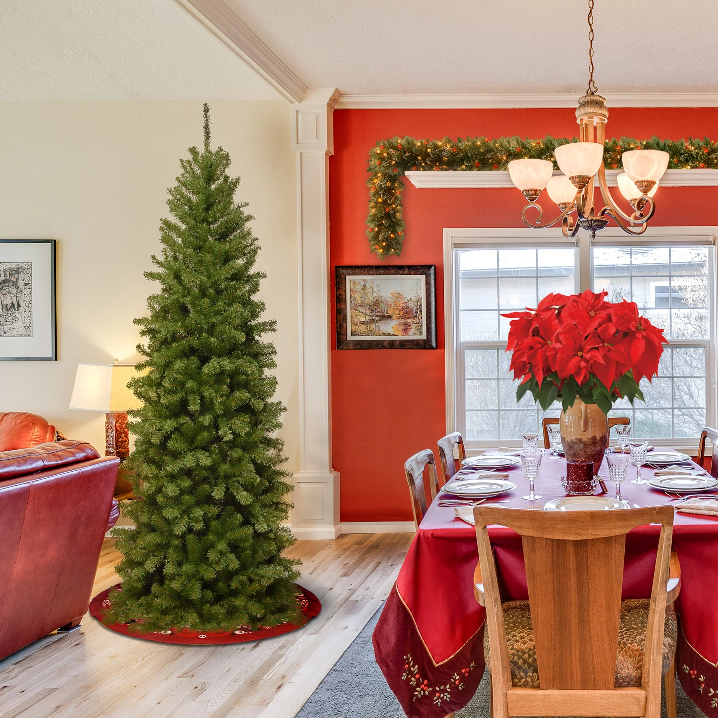 7.5 ft. North Valley Spruce Pencil Slim Tree - Image 4
