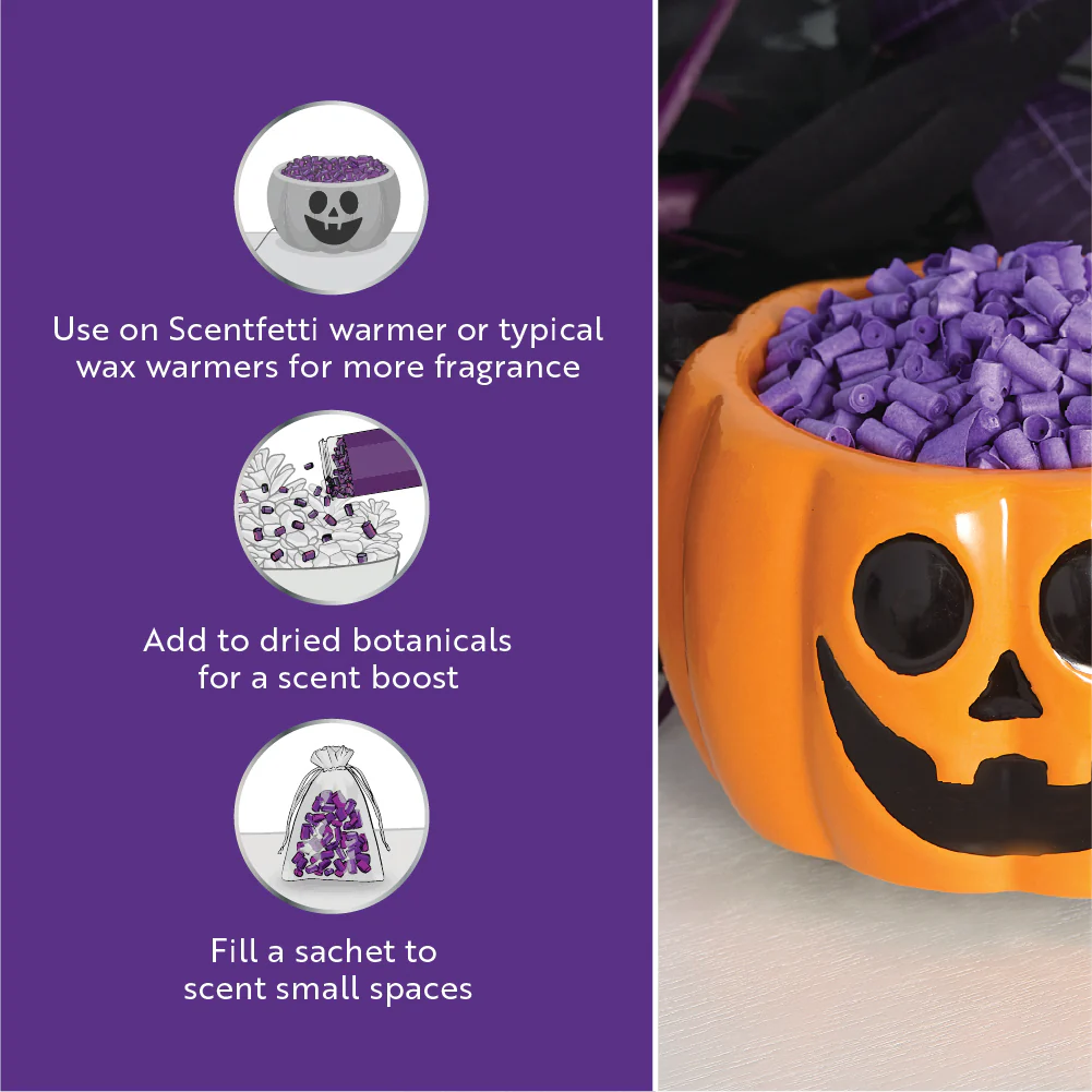 Scentiscles, Pumpkin Warmer/ Scentfetti Witch's Berry Brew & Pumpkin 'n Cider- 3 pack - Image 4