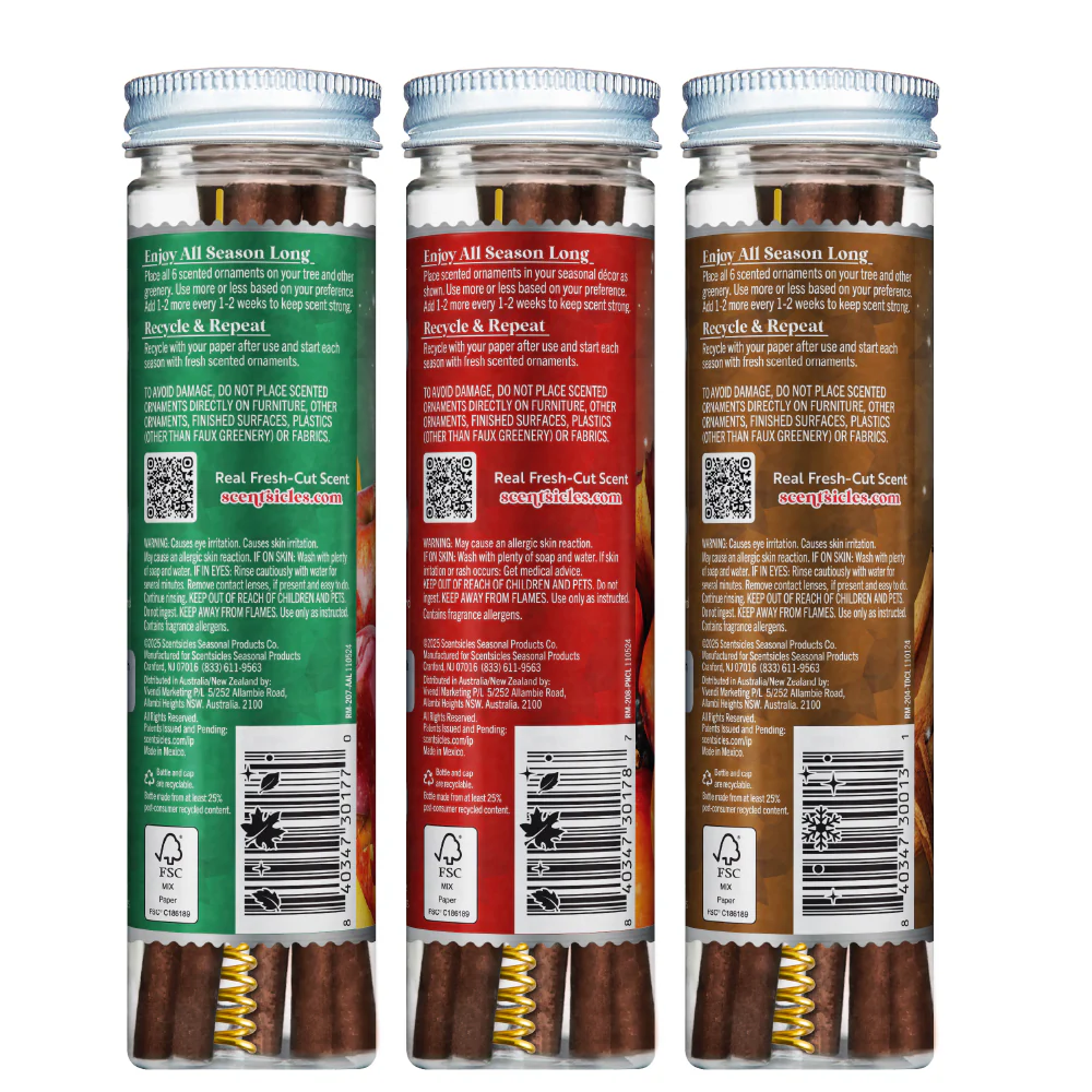 Scentsicles, 6pc Stick, 1 Autumn 'n Apples/ 1 Pumpkin 'n Cider/ 1 Two Dashes of Cinnamon 3 pack - Image 2
