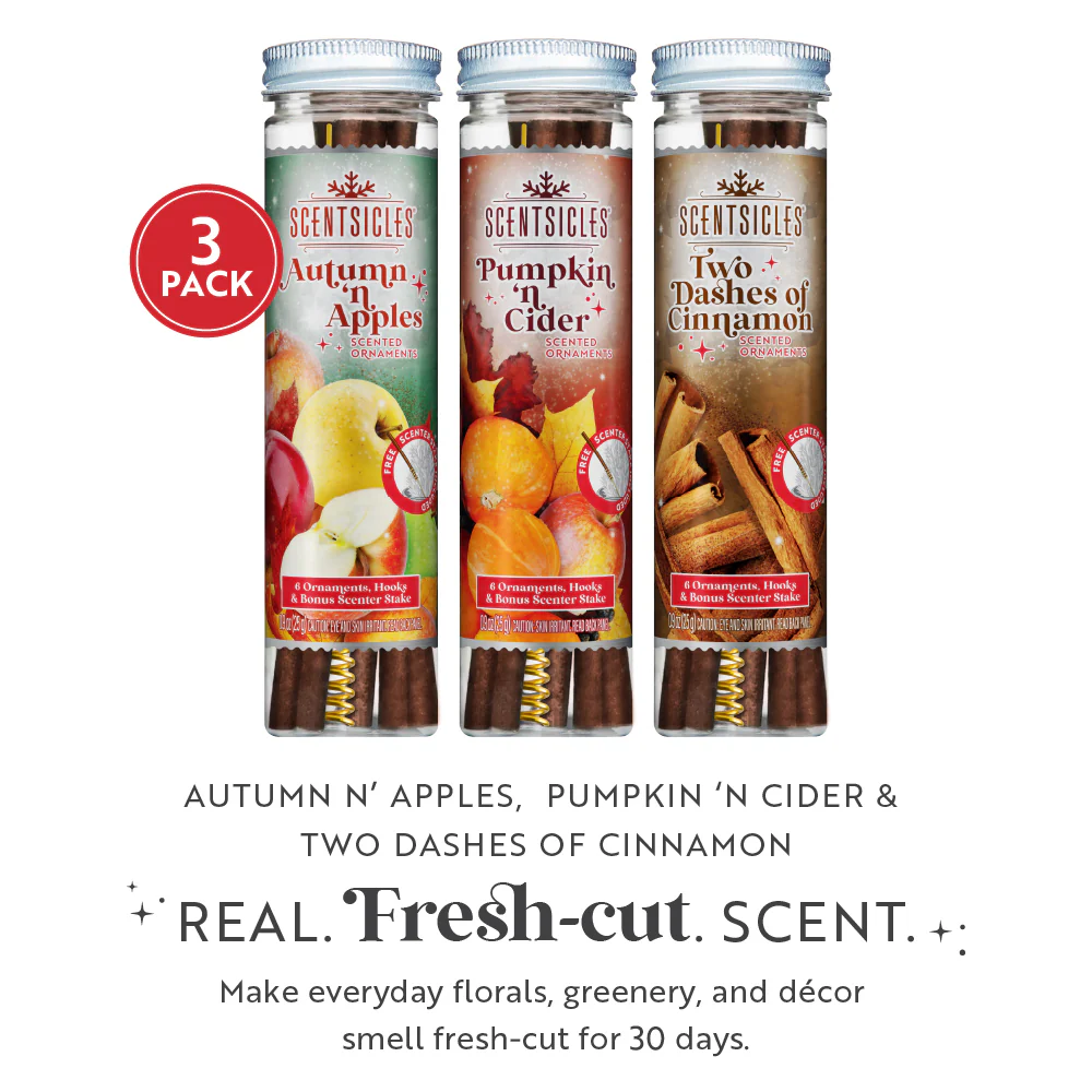 Scentsicles, 6pc Stick, 1 Autumn 'n Apples/ 1 Pumpkin 'n Cider/ 1 Two Dashes of Cinnamon 3 pack - Image 3