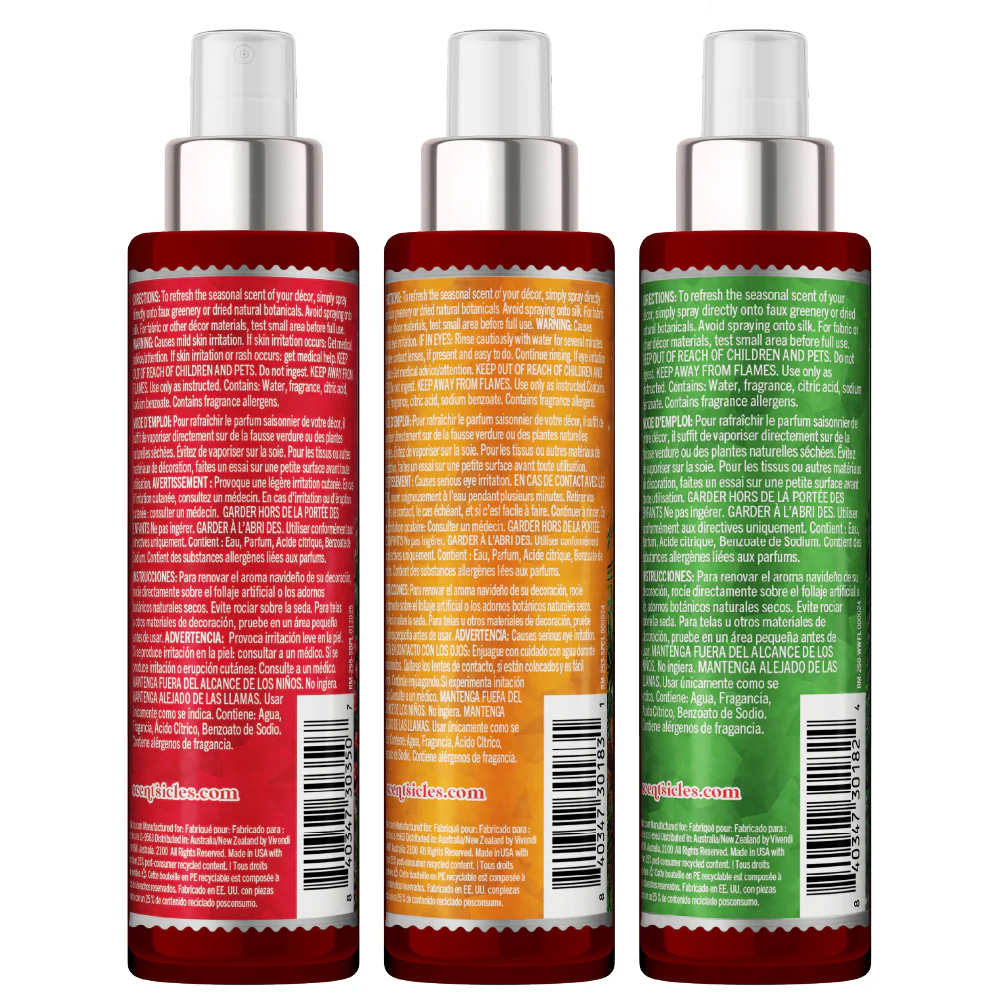Scentsicles, Scent Mister 1 White Winter Fir/ 1 Snowberry Pine/1 Spiced Pine Cones- 3 pack - Image 5