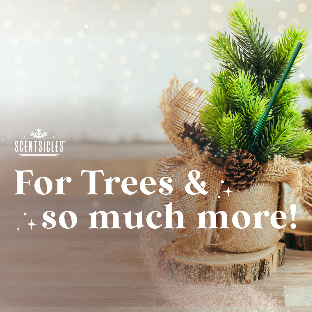 Scentsicles, Scented Ornament 6pc Stick, White Winter Fir, Snowberry Pine and Icicles on Spruce Sticks - 3 Pack - Image 6