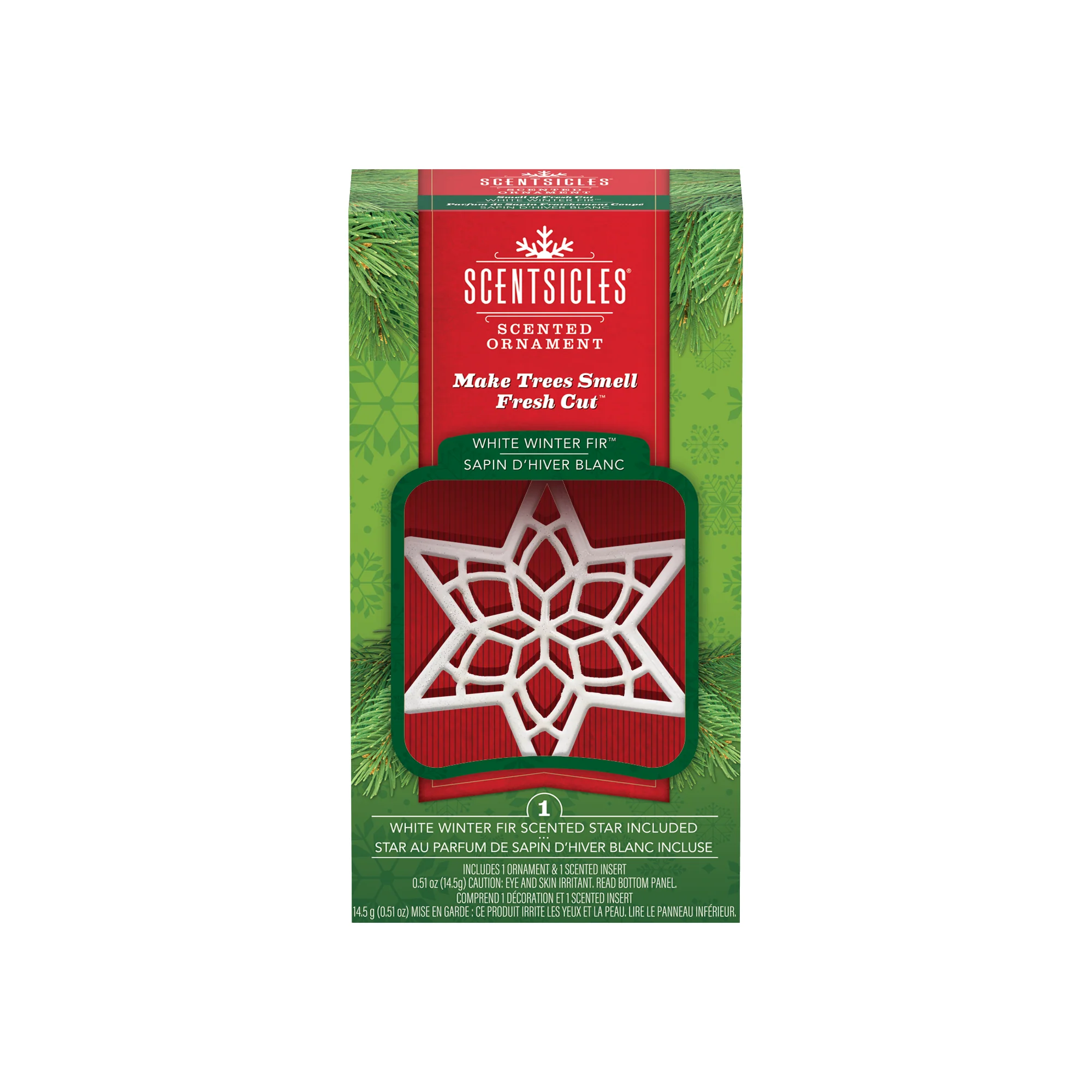 Scentsicles, Scented Star Ornament, White Winter Fir, 2-Pack - Image 7