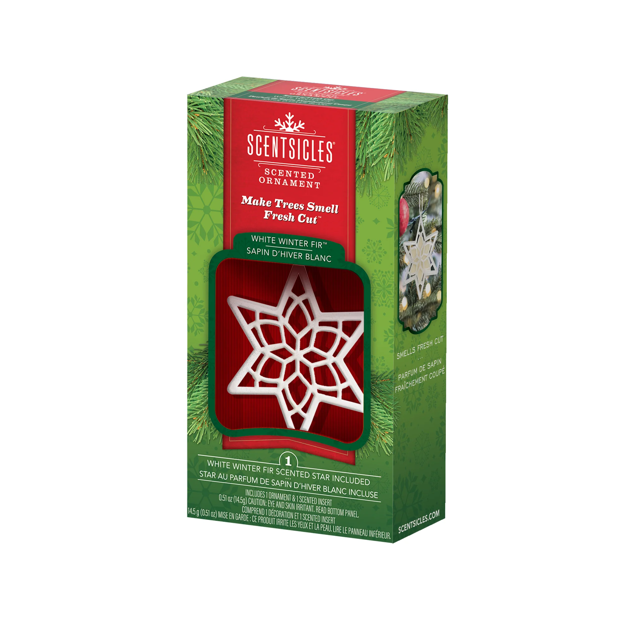 Scentsicles, Scented Star Ornament, White Winter Fir, 2-Pack - Image 8