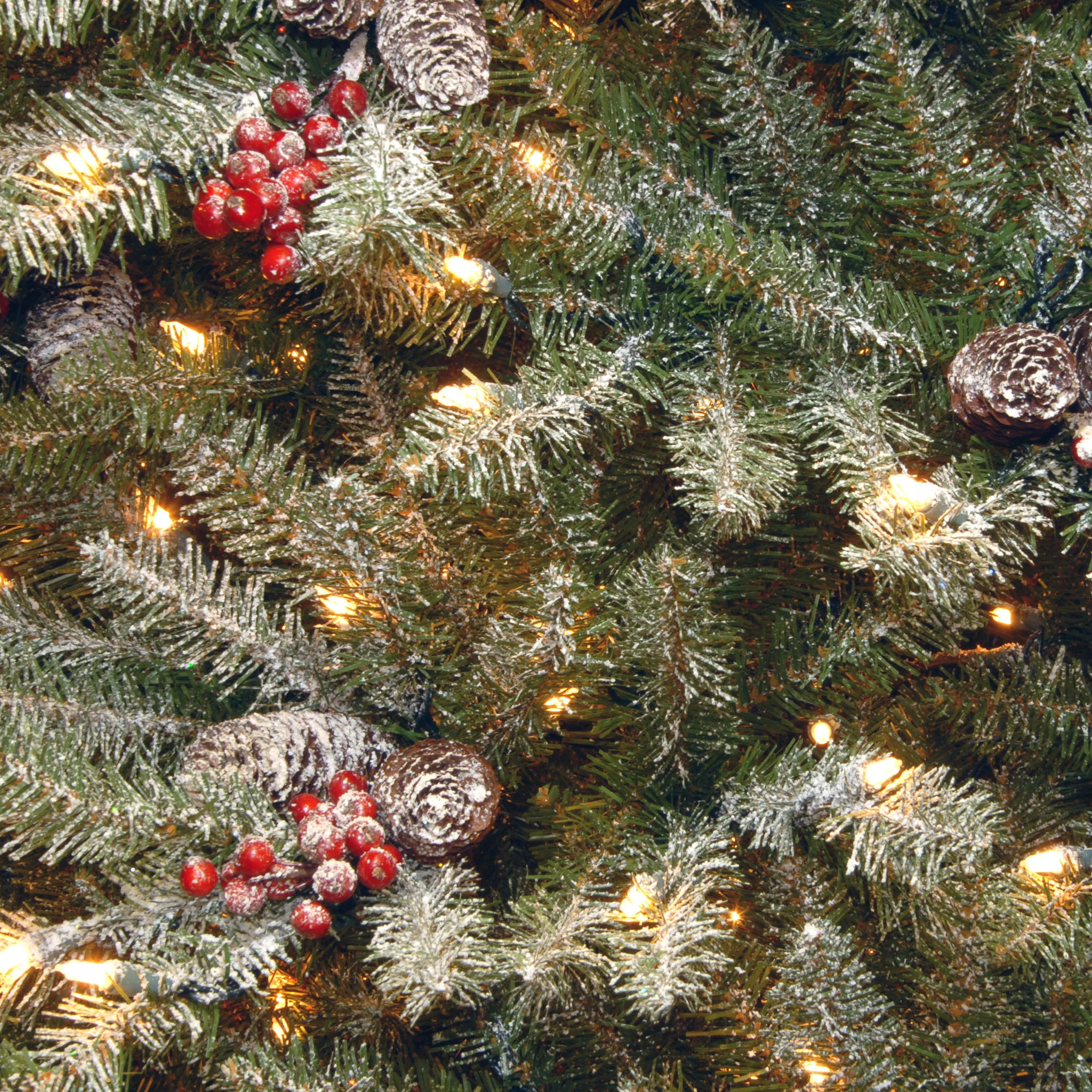 3 ft. Pre-Lit Dunhill Fir Tree with Warm White LED Lights - Image 6