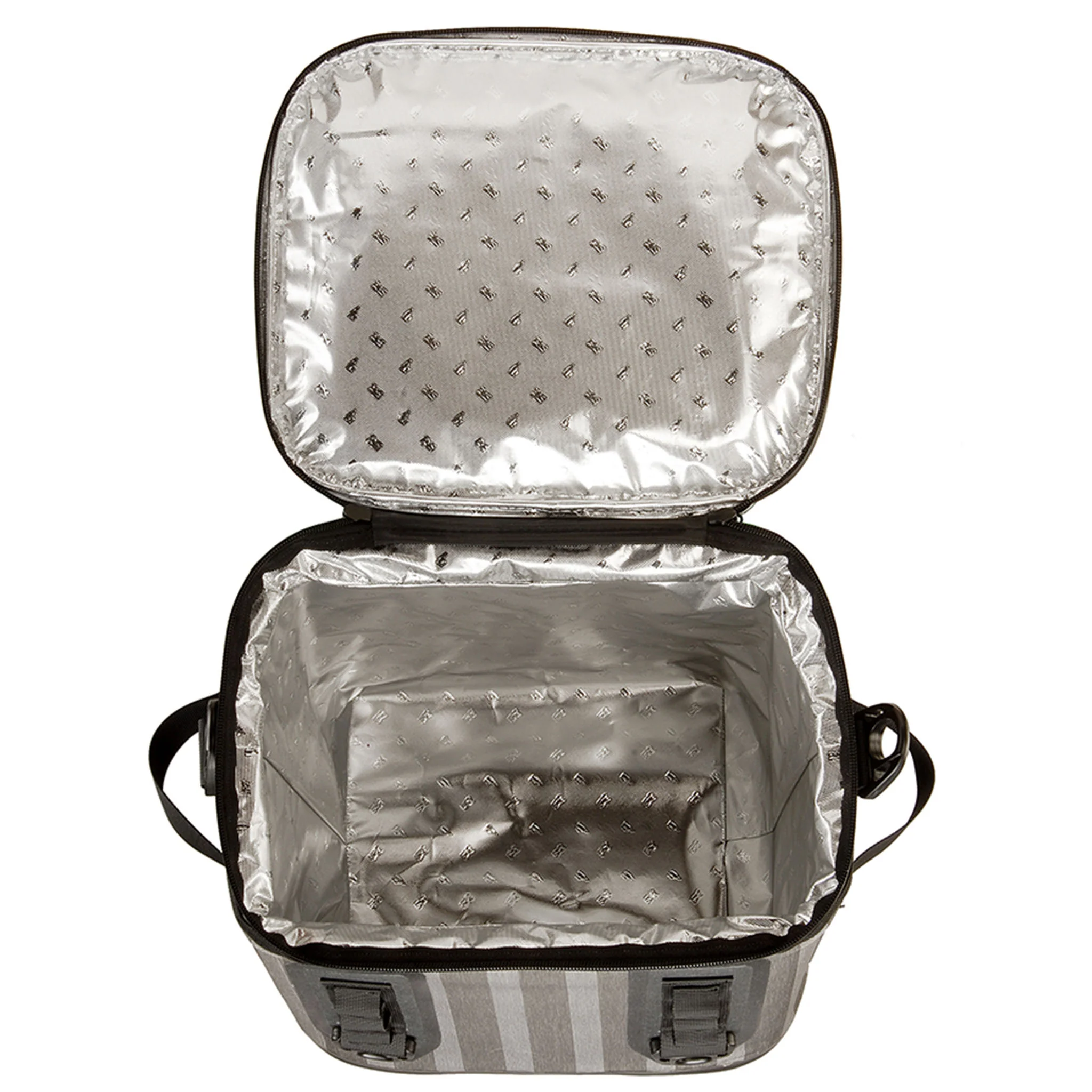 12 in. Soft Cooler Gray Striped - Image 2