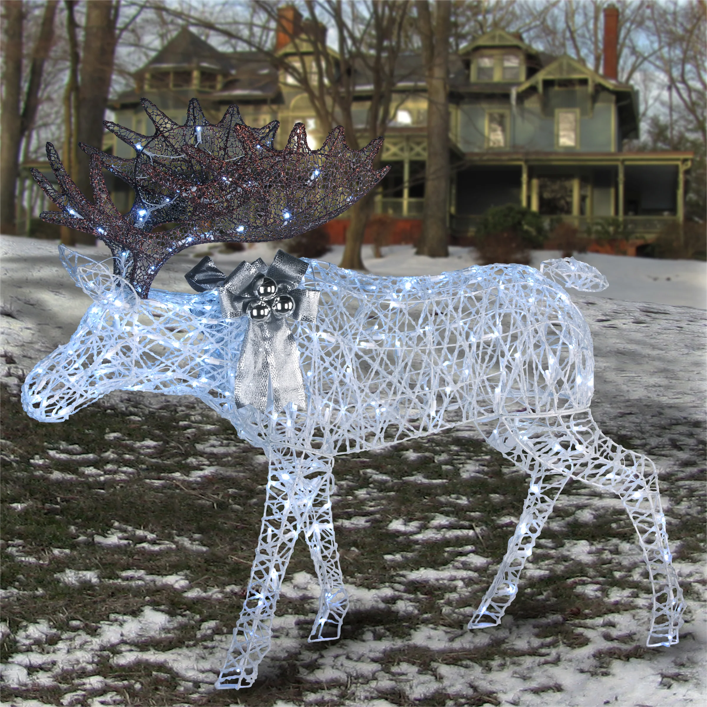 50 in. Pre-lit Moose Decoration, Plug-In - Image 2