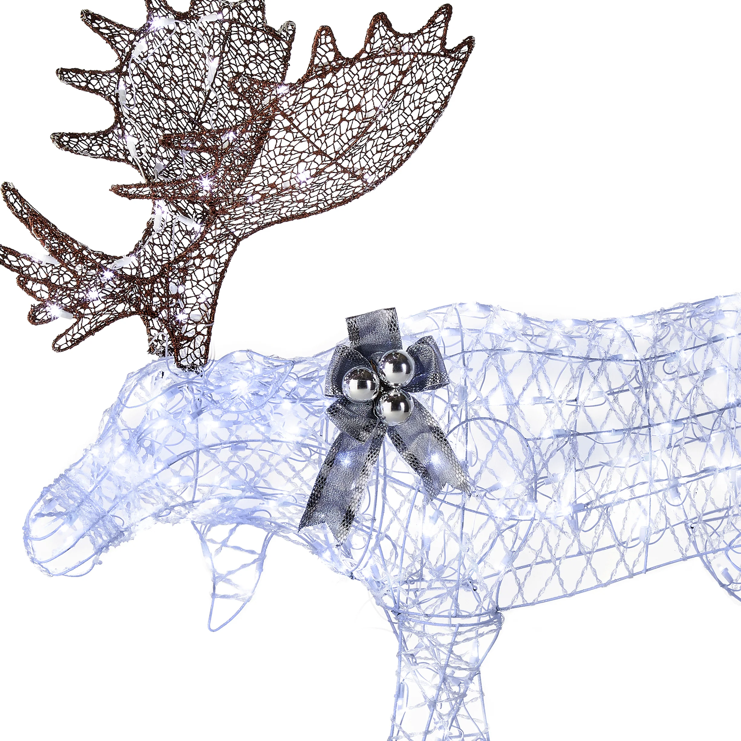 50 in. Pre-lit Moose Decoration, Plug-In - Image 4