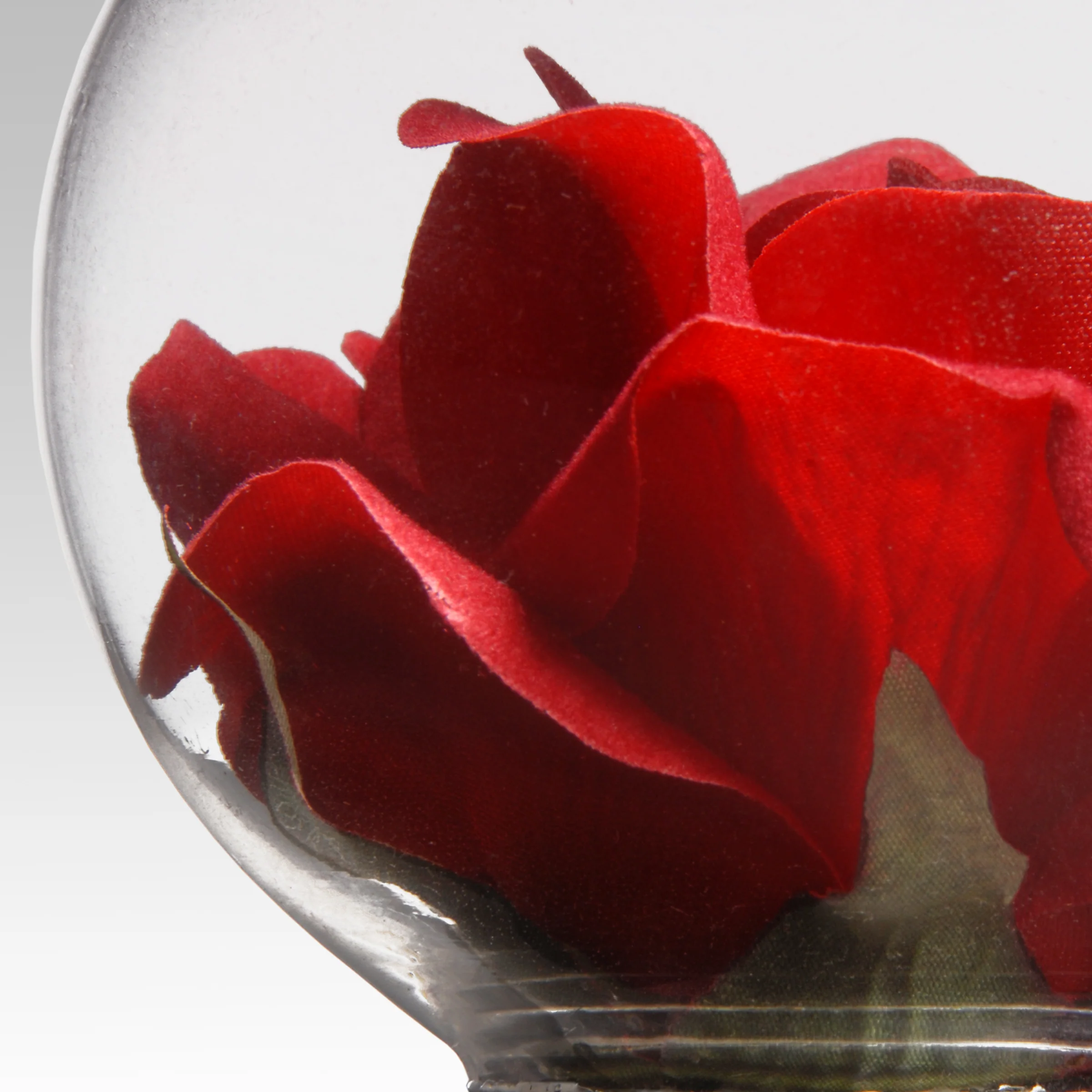 4 in. Decorated Glass with Rose 4-Pack - Image 4