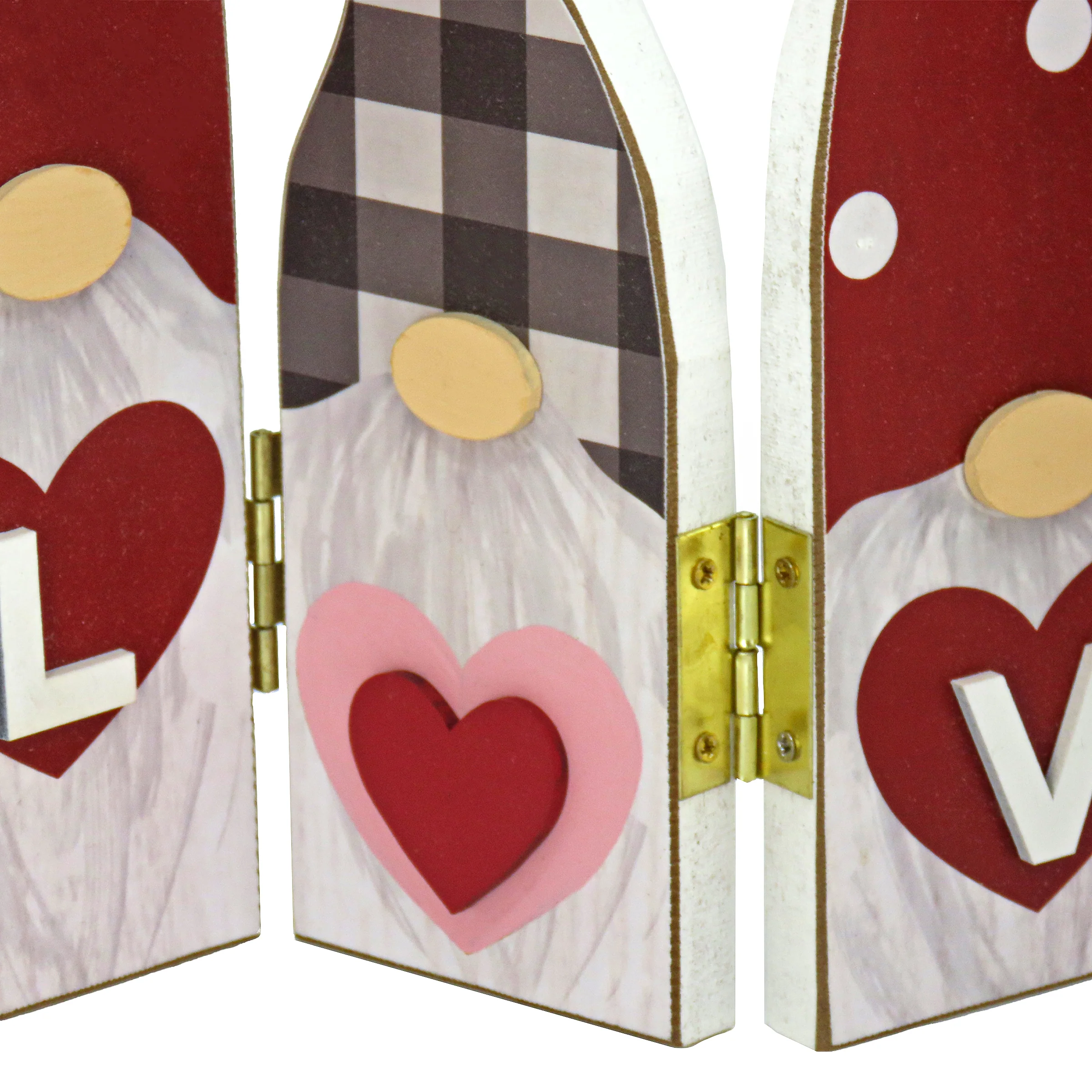 Valentine's Gnomes Table Decoration, Red, Valentine's Day Collection, 12 Inches - Image 3