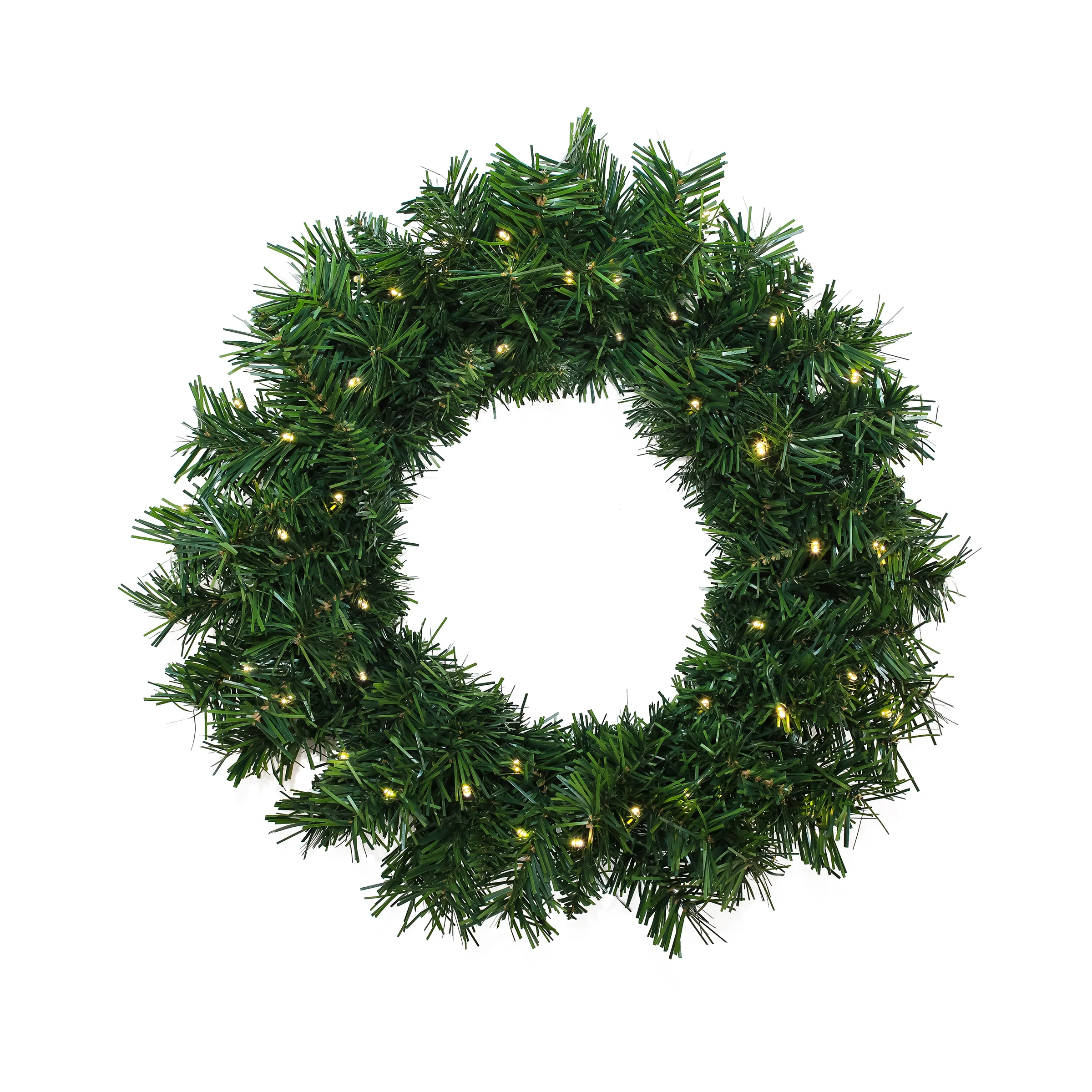 Pre-Lit Warm Welcome Assortment Set of 2 Entrance Trees, 1 Wreath, Plug-In - Image 6